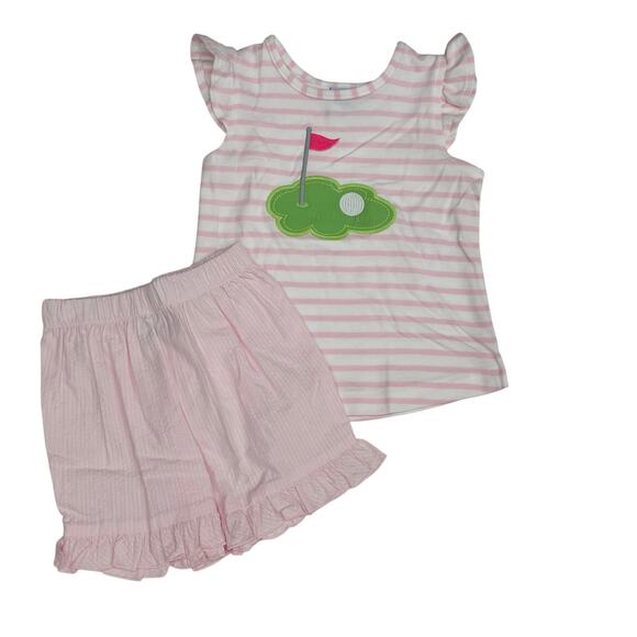 NWT Bailey Boys 2T Hole in One Girls Short Set - Picture 1 of 6